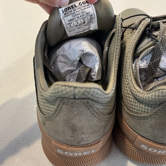 Sorel Out N About Plus Waterproof Sneaker, Sage (NEW IN BOX) - Picture 5 of 6